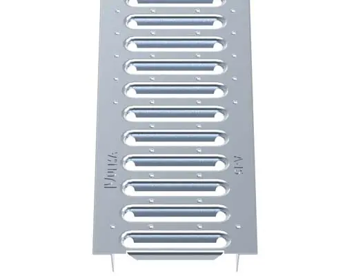 Imagen REJILLA AC. GALVANIZADO NERVADA 100m A-15