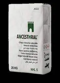 Imagen CAL HIDRALICA 5 NHL ANCESTHARAL Blanca LAFARGE 25 Kg.