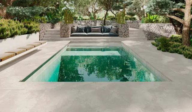 Imagen PELDA�O RECTO SIRACUSA Blanco Soft Tech 60x120 - 1�  C3 Gresmanc (Palet) ***